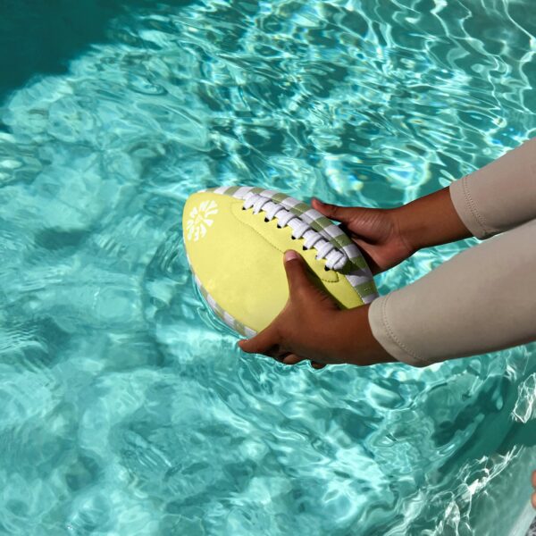 Neoprene Football Tides Out Citrus