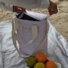 Light Cooler Drinks Bag – Lazy Days Pink Stripe