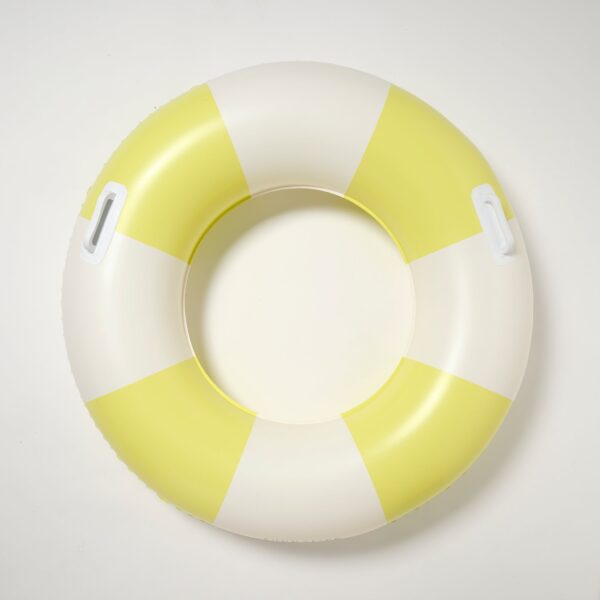 S51SPRYL_3 Slim Tube Pool Ring – Tides Out Citrus Stripe