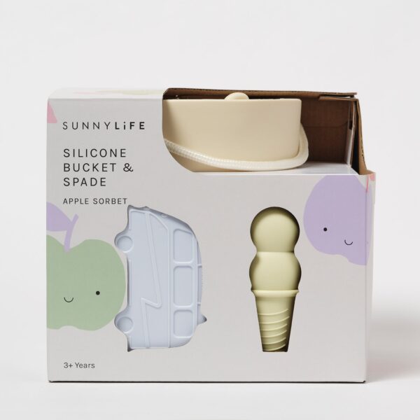 S51SSBML_2 Silicone Bucket & Spade Set – Apple Sorbet Multi