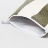 Terry Beach Pouch – The Vacay Olive Stripe