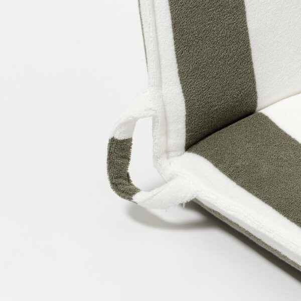 S51TFSVO_3 Terry Travel Lounger – The Vacay Olive Stripe