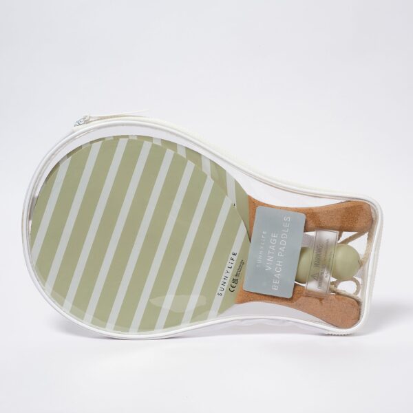 S51VBPBS_3 Vintage Beach Paddles – La Palma Sage Stripe