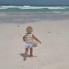 Kids Swim Vest 1-2 – Sammy the Seagull Mustard Stripe
