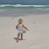 Kids Swim Vest 2-3 – Sammy the Seagull Mustard Stripe