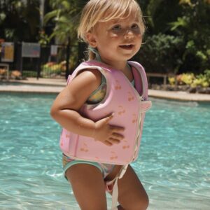 Kids Swim Vest 1-2 – Cotton Candy Cherry