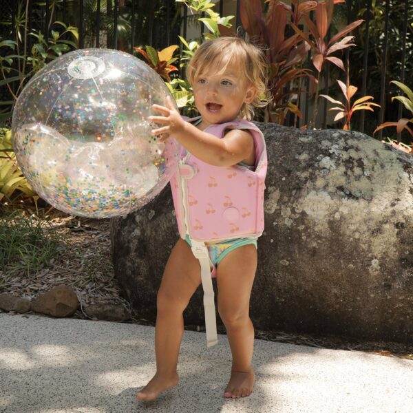 Kids Swim Vest 2-3 – Cotton Candy Cherry