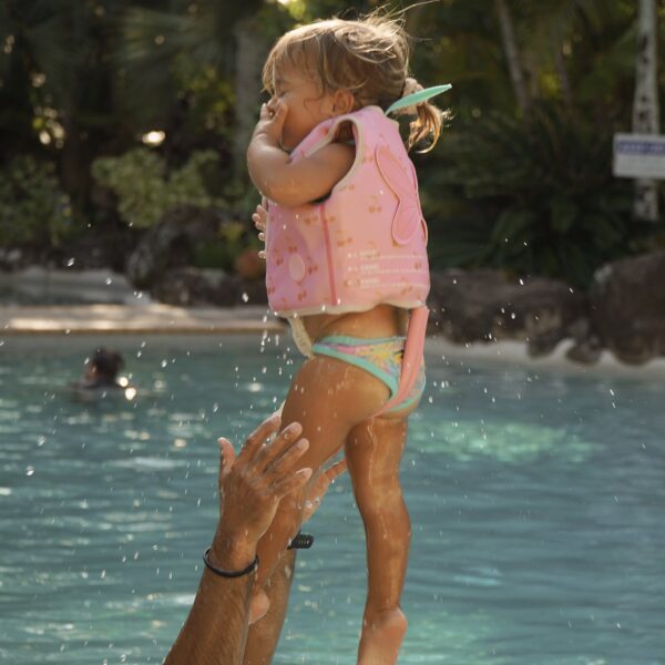 Kids Swim Vest 2-3 – Cotton Candy Cherry