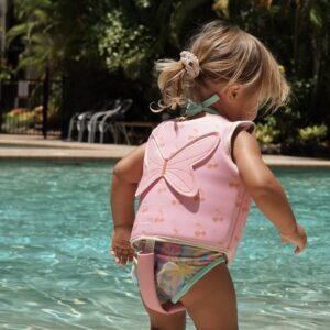 Kids Swim Vest 2-3 – Cotton Candy Cherry