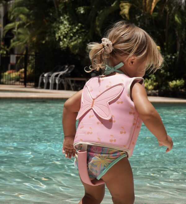 Kids Swim Vest 2-3 – Cotton Candy Cherry