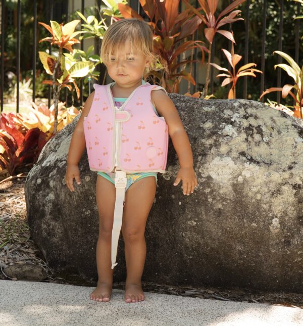 Kids Swim Vest 2-3 – Cotton Candy Cherry