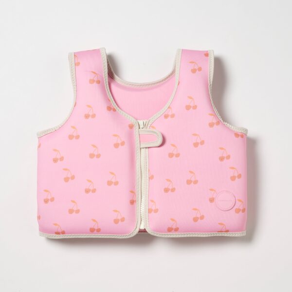 Kids Swim Vest 3-6 – Cotton Candy Cherry
