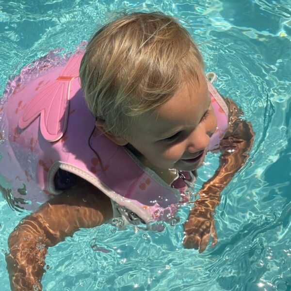 Kids Swim Vest 3-6 – Cotton Candy Cherry