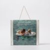 Float Together Baby Seat – Duck Sage Stripe