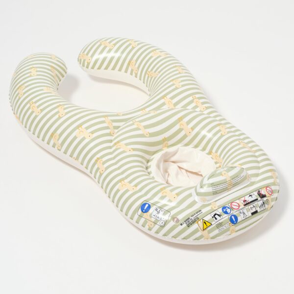 Float Together Baby Seat – Duck Sage Stripe