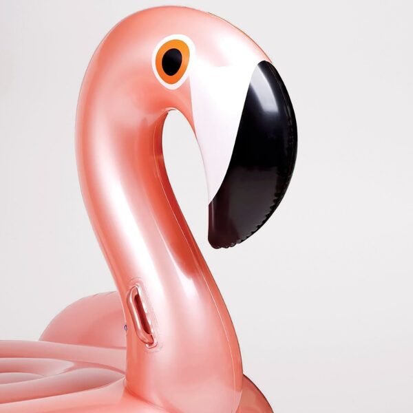 Luxe Ride-On Float – Flamingo Rose Gold