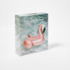 Luxe Ride-On Float – Flamingo Rose Gold