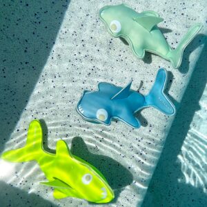 SCDIVAQU_L_1 Dive Buddies – Salty the Shark Aqua Neon Yellow