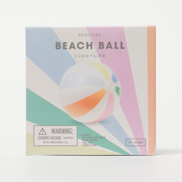 Inflatable Beach Ball – Pool Side Pastel Gelato