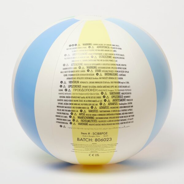 Inflatable Beach Ball – Pool Side Pastel Gelato