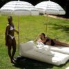 Luxe Beach Umbrella – The Resort Coastal Blue