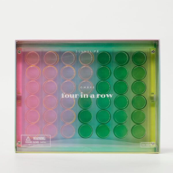 Lucite 4 in a Row – Ombre Sherbert