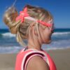 SCMSGNST_L_2 Mini Swim Goggles – Melody the Mermaid Neon Strawberry