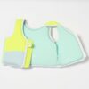 SCMSVAQL_4 Swim Vest 3-6 – Salty the Shark Aqua Neon Yellow