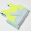 SCMSVAQL_5 Swim Vest 3-6 – Salty the Shark Aqua Neon Yellow