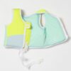 Swim Vest 1-2 – Salty the Shark Aqua Neon Yellow