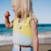 Swim Vest 2-3 – Salty the Shark Aqua Neon Yellow