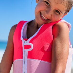 Swim Vest 3-6 – Melody the Mermaid Neon Strawberry