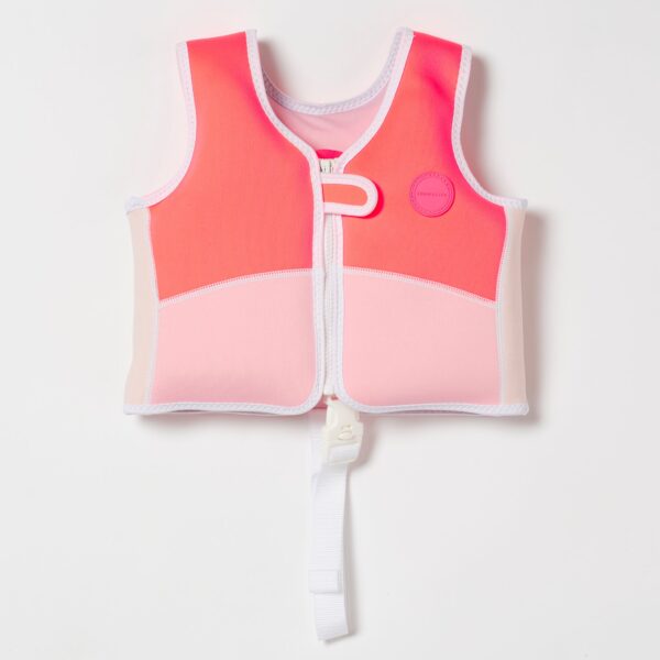 Swim Vest 2-3 – Melody the Mermaid Neon Strawberry