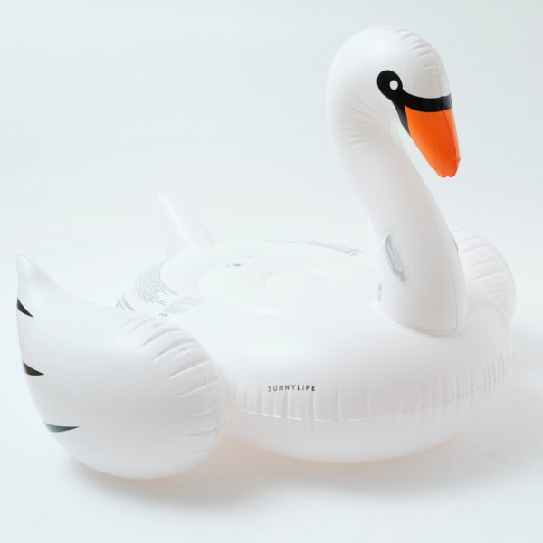 Original Luxe Ride-On Float Swan – The Resort White on White
