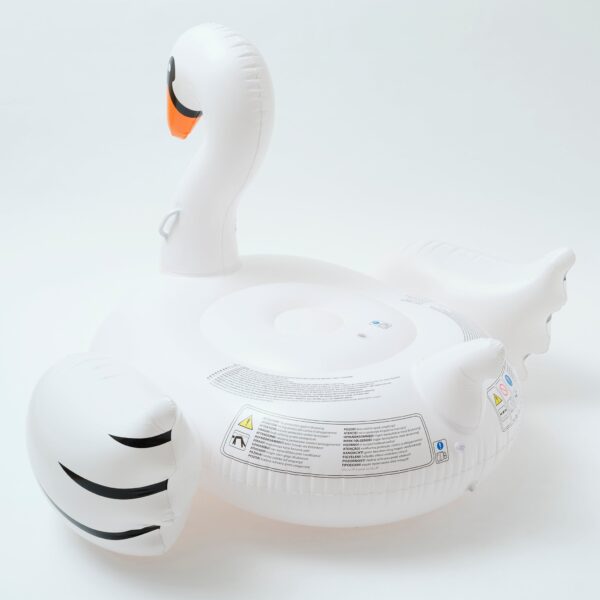 Original Luxe Ride-On Float Swan – The Resort White on White