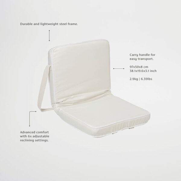 SS25ProductInfographics18 Take Anywhere Folding Chair – Casa Cream