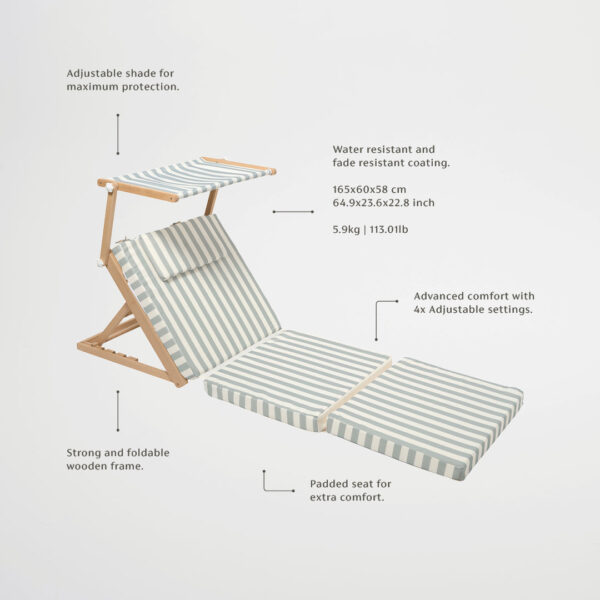 SS25ProductInfographics6 Pool House Daybed – La Palma Sage Stripe
