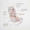 Luxe Beach Chair – Welcome to Paradise Chalk