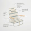 SS25ProductInfographics9 Beach Chair Deluxe – La Palma Sage Stripe