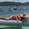 Luxe Lie-On Lounger Float – Le Weekend Navy