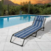 Blue Beach Sun Lounger