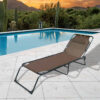 Brown Beach Sun Lounger