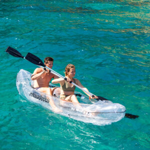 Clear-View Inflatable Kayak for Two