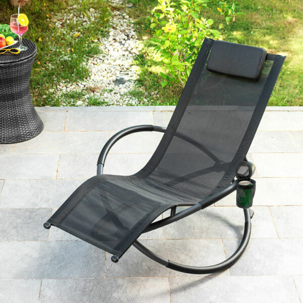 Folding Rocking Sun Lounger Folding Rocking Sun Lounger