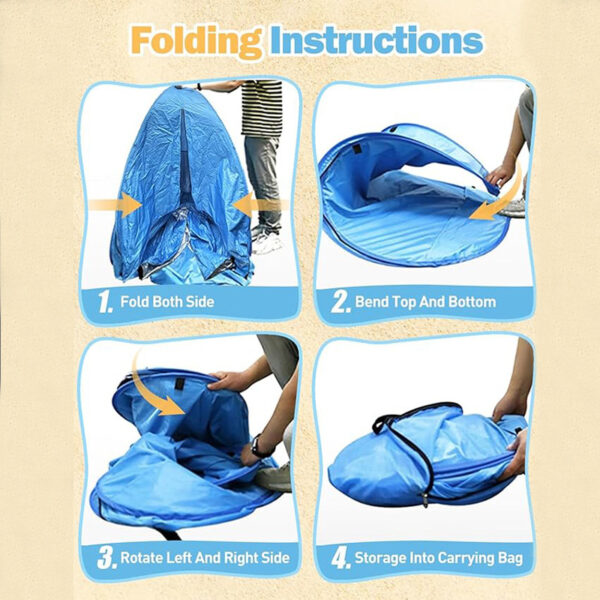 Instant Pop-Up Beach Tent