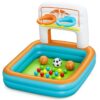Kids' Play Pool with Hoops & Balls