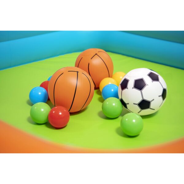 Kids' Play Pool with Hoops & Balls
