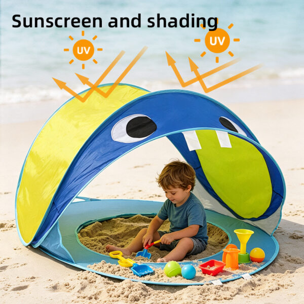 Kids' Shark Pop-Up Beach Tent