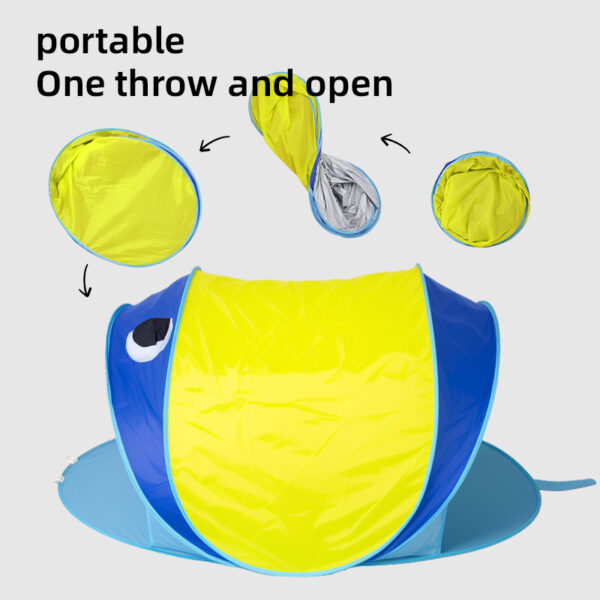 Kids' Shark Pop-Up Beach Tent