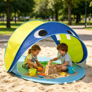 Kids' Shark Pop-Up Beach Tent